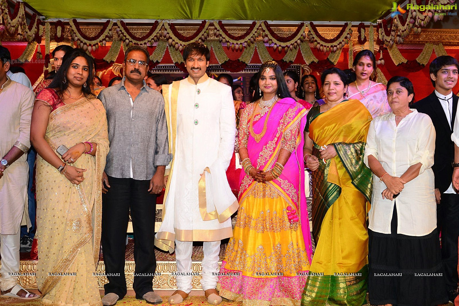 Hero Gopichand's Wedding Reception