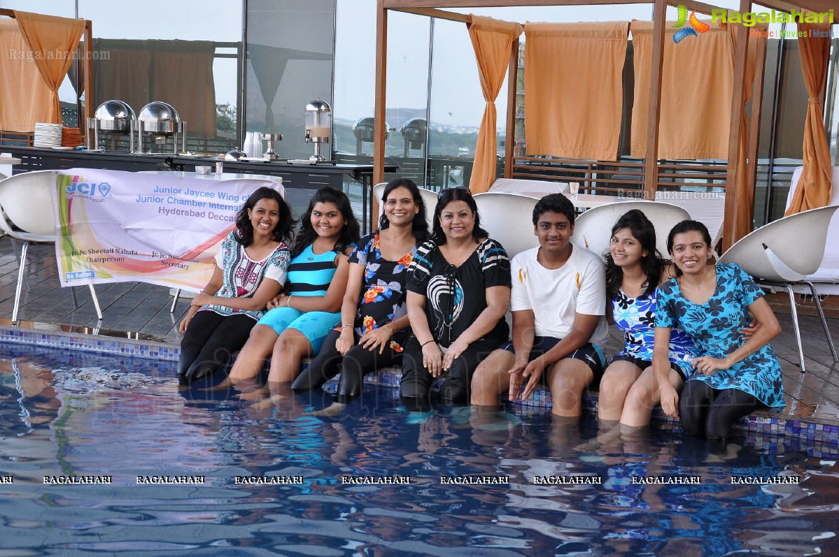 Aqua Zumba Session at Aqua, The Park, Hyderabad with Lions Clubs Members