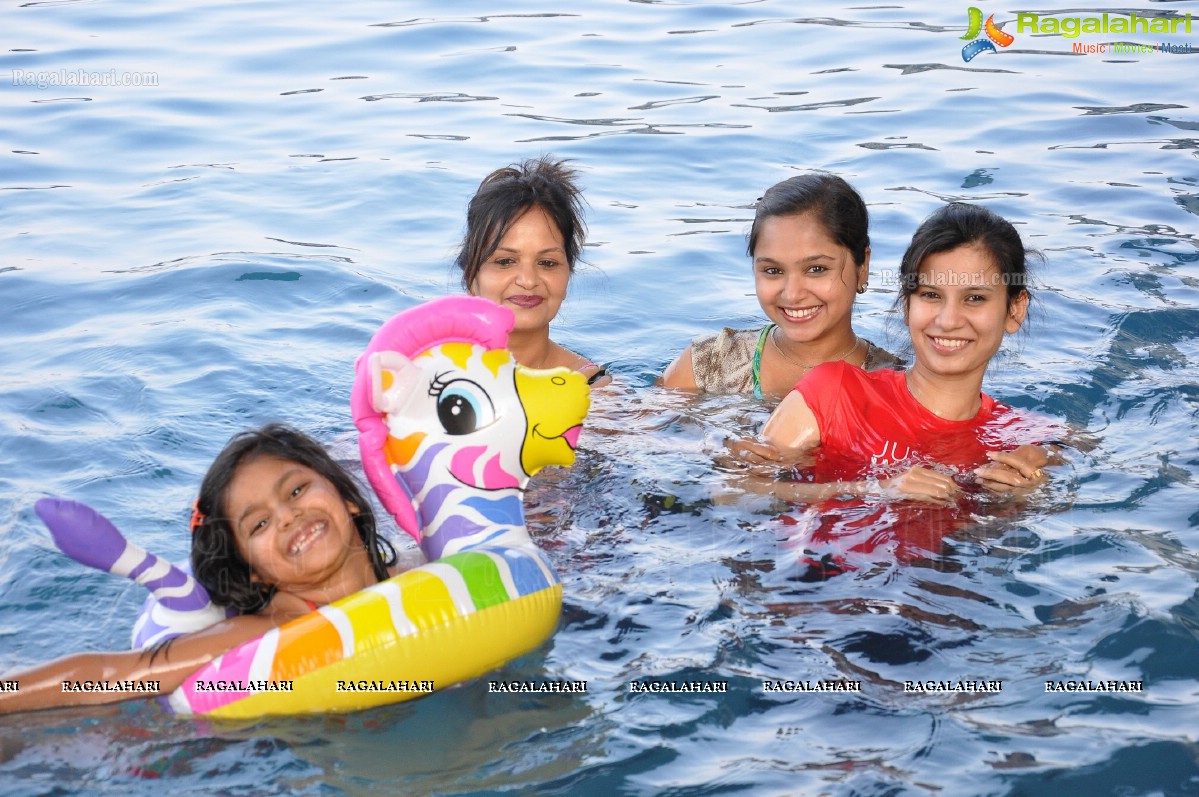 Aqua Zumba Session at Aqua, The Park, Hyderabad with Lions Clubs Members