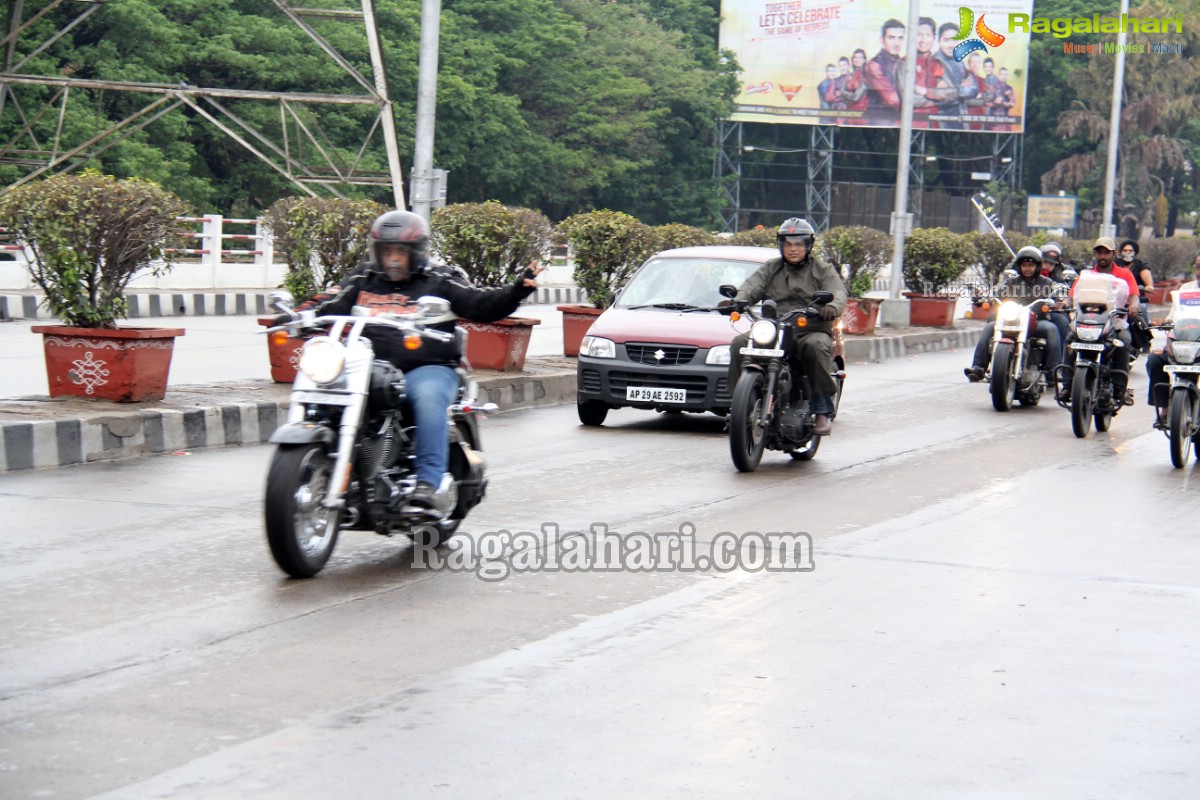 Harley Davidson Motorbike Rally to promote No Tobacco