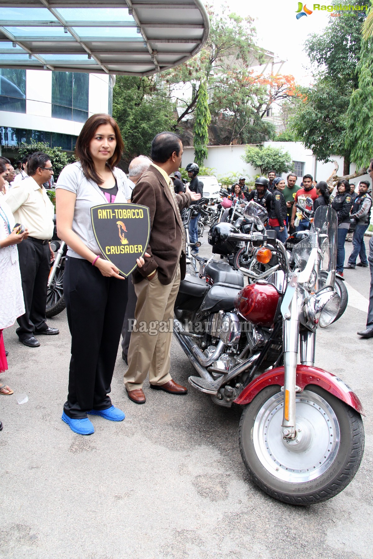 Harley Davidson Motorbike Rally to promote No Tobacco