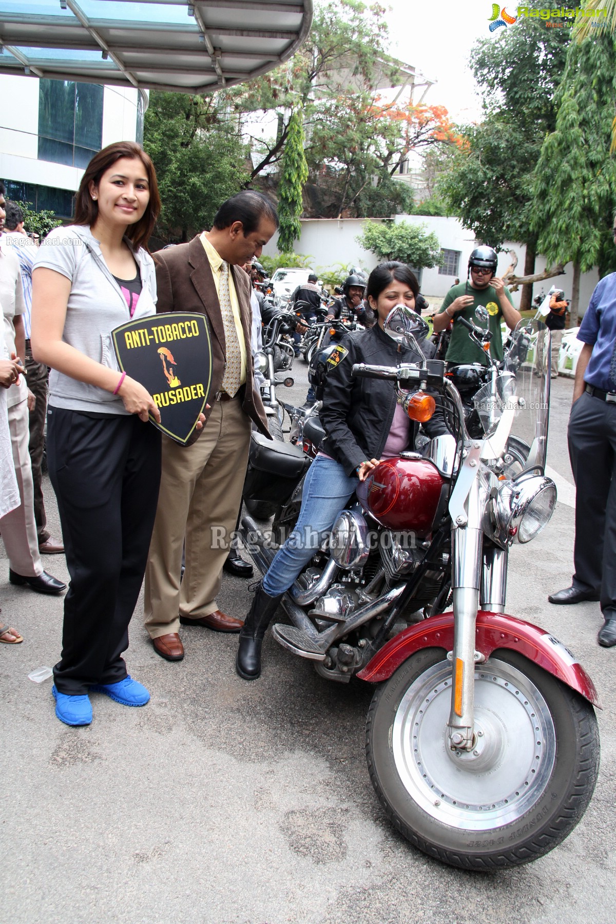 Harley Davidson Motorbike Rally to promote No Tobacco