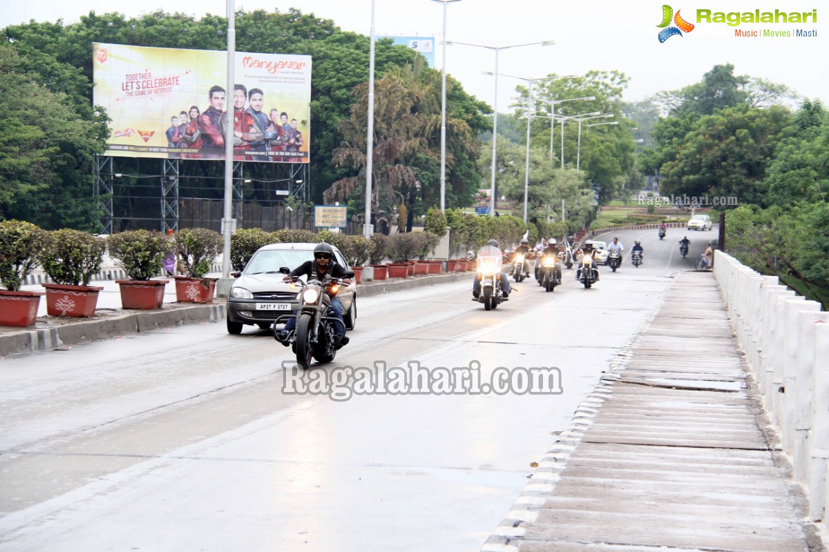 Harley Davidson Motorbike Rally to promote No Tobacco