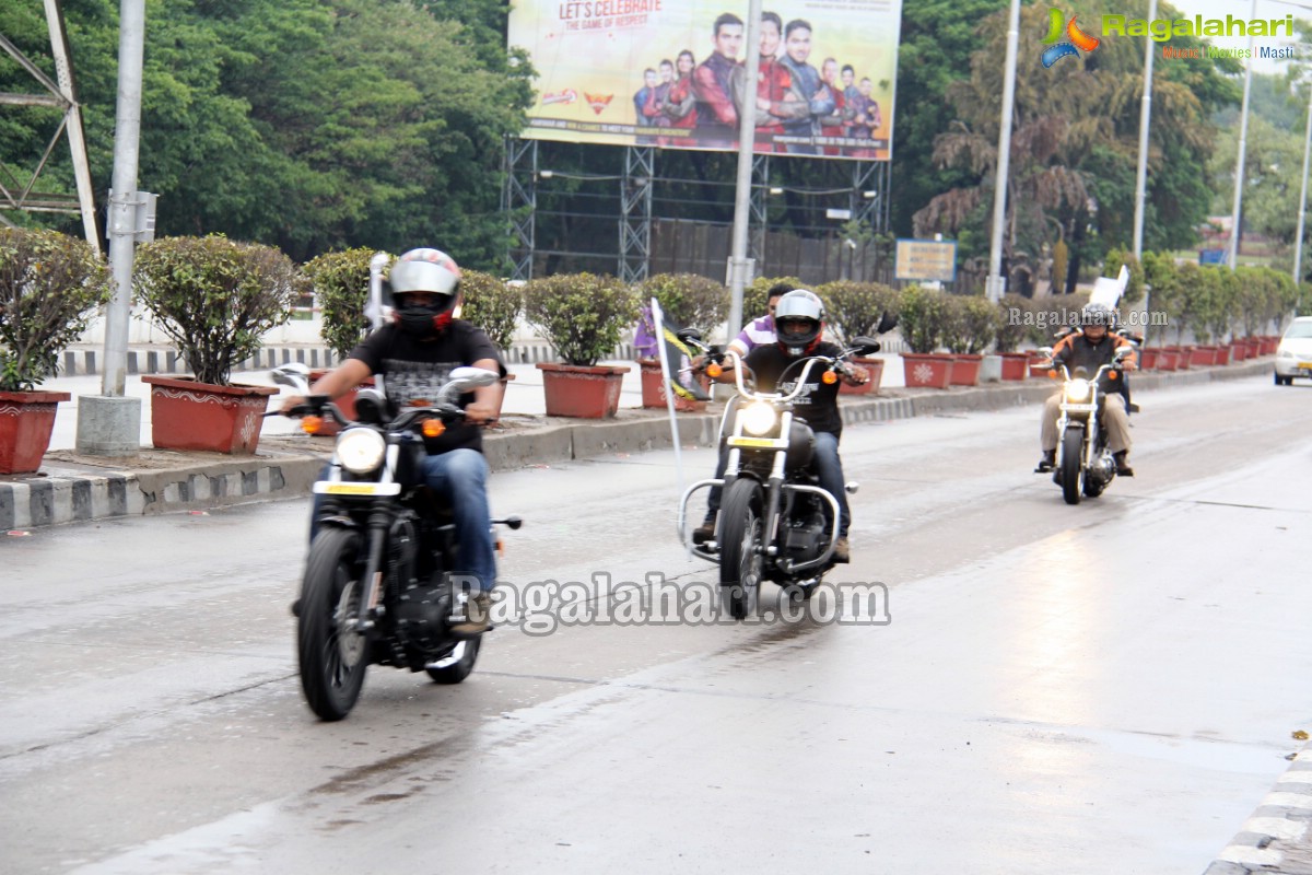 Harley Davidson Motorbike Rally to promote No Tobacco