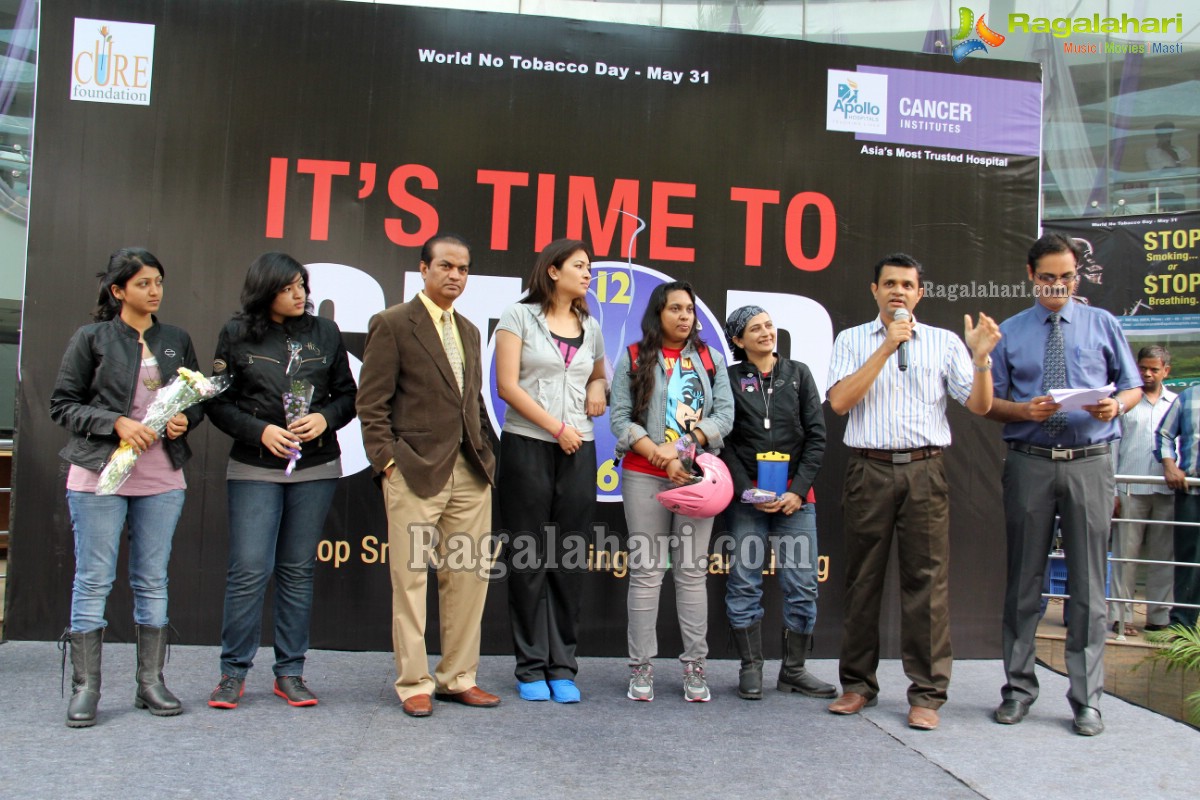 Harley Davidson Motorbike Rally to promote No Tobacco