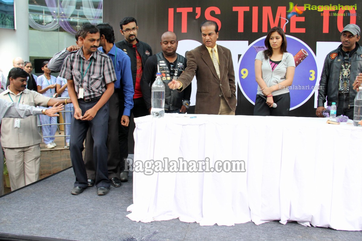 Harley Davidson Motorbike Rally to promote No Tobacco