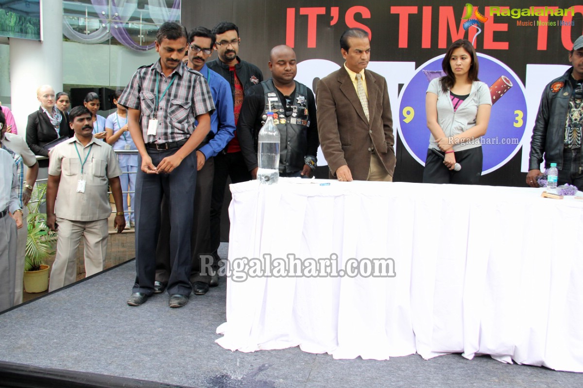 Harley Davidson Motorbike Rally to promote No Tobacco