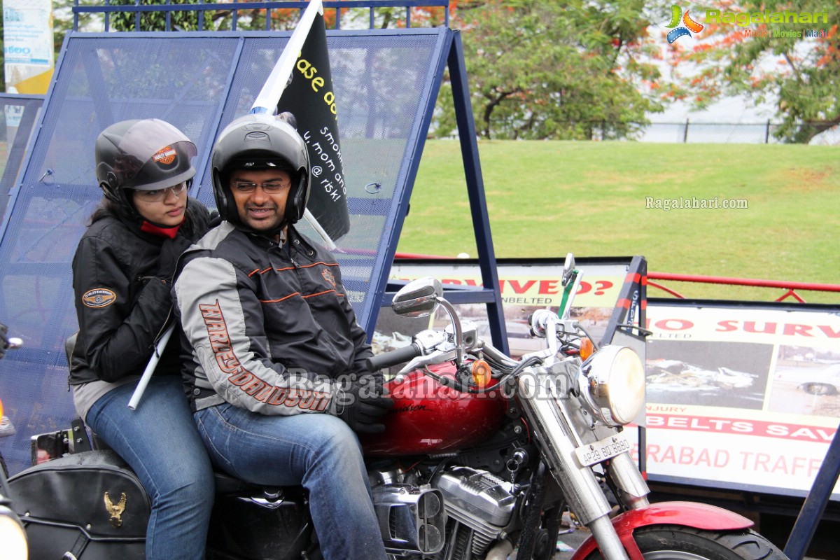 Harley Davidson Motorbike Rally to promote No Tobacco