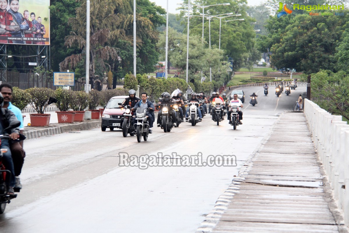 Harley Davidson Motorbike Rally to promote No Tobacco