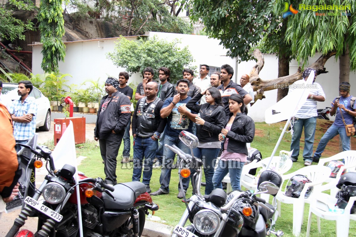 Harley Davidson Motorbike Rally to promote No Tobacco