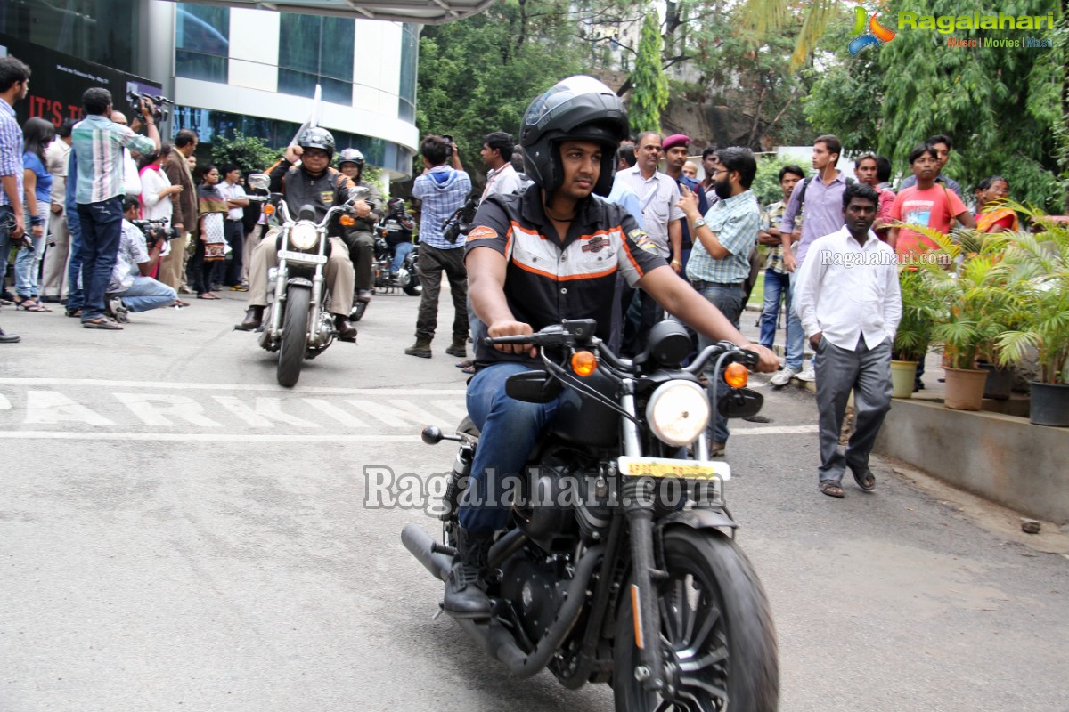 Harley Davidson Motorbike Rally to promote No Tobacco