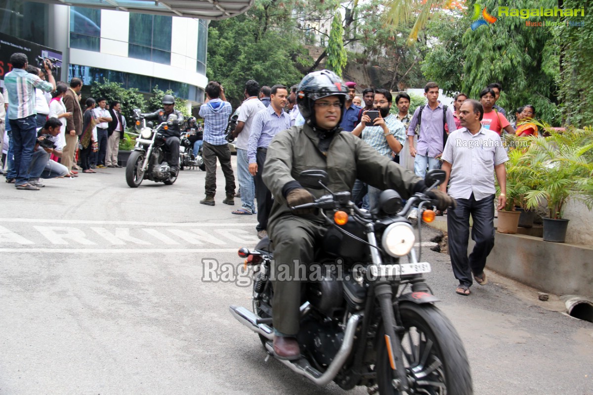 Harley Davidson Motorbike Rally to promote No Tobacco