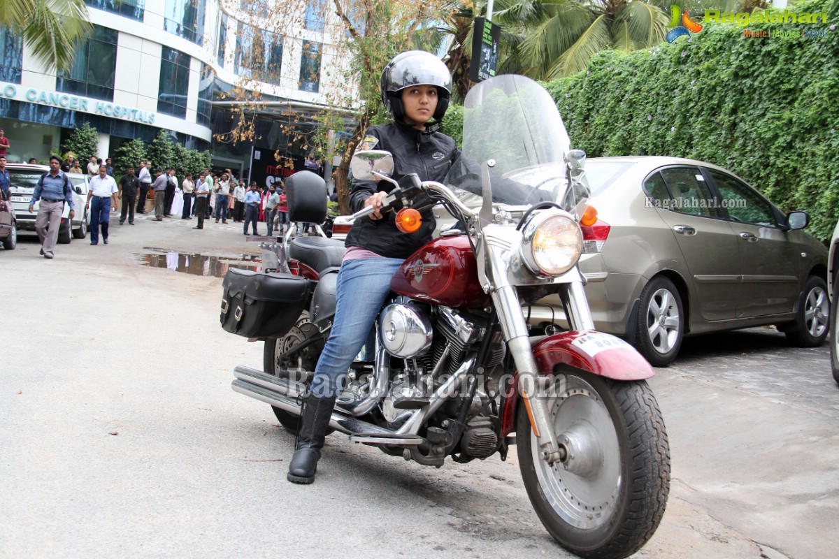 Harley Davidson Motorbike Rally to promote No Tobacco