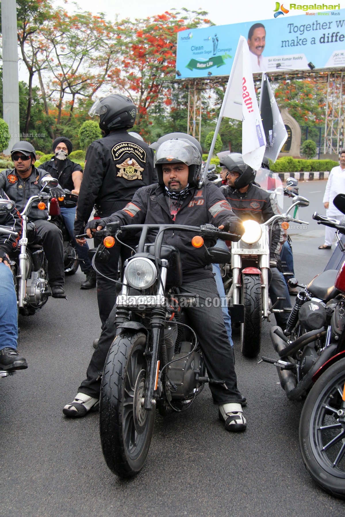 Harley Davidson Motorbike Rally to promote No Tobacco