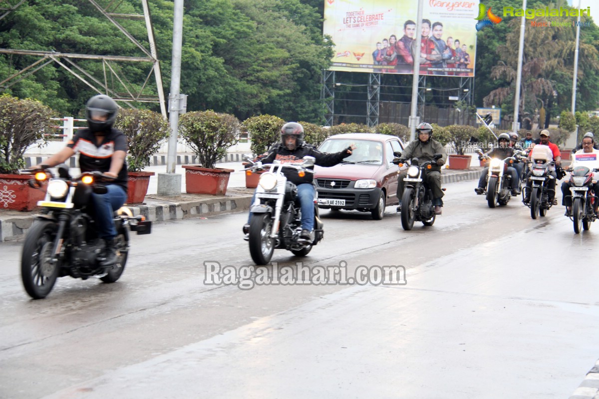 Harley Davidson Motorbike Rally to promote No Tobacco