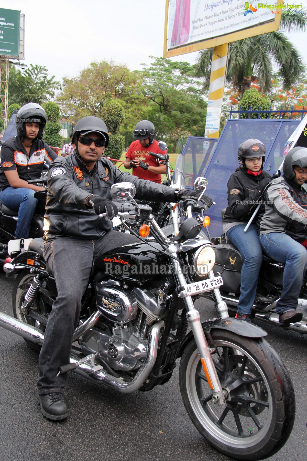 Harley Davidson Motorbike Rally to promote No Tobacco