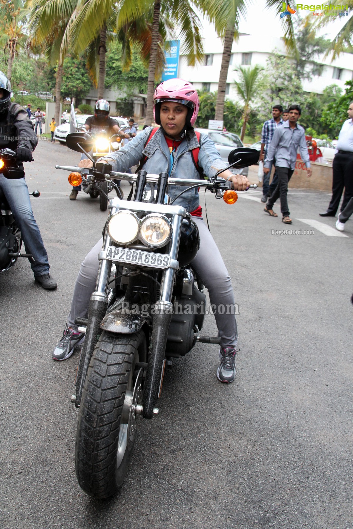 Harley Davidson Motorbike Rally to promote No Tobacco