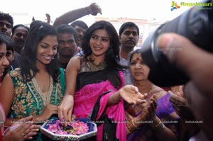 Samantha inaugurates Anutex, Hyderabad