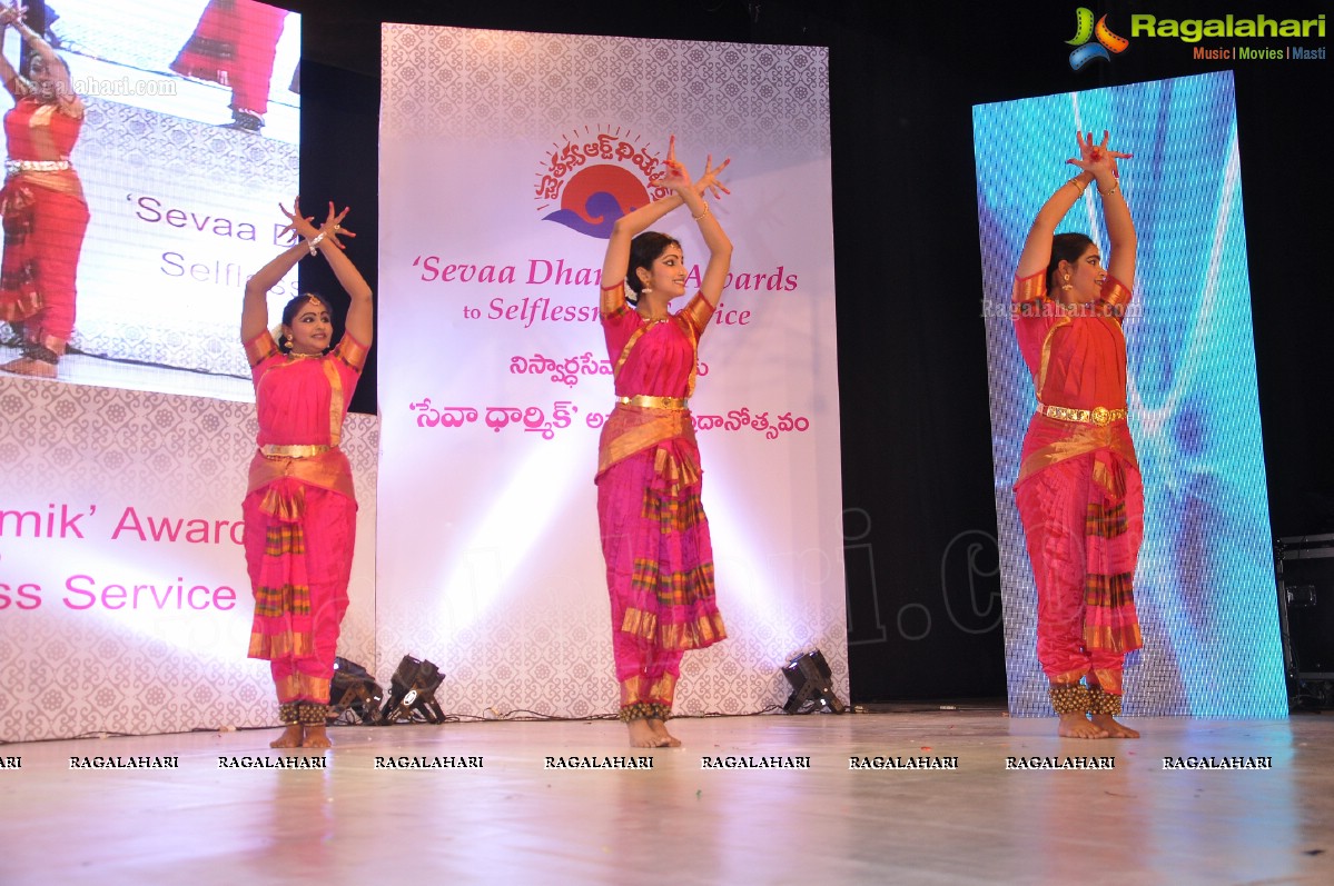 Sevaa Dharmik Awards to Selflessness Service by Chaitanya Art Theatres, Hyderabad