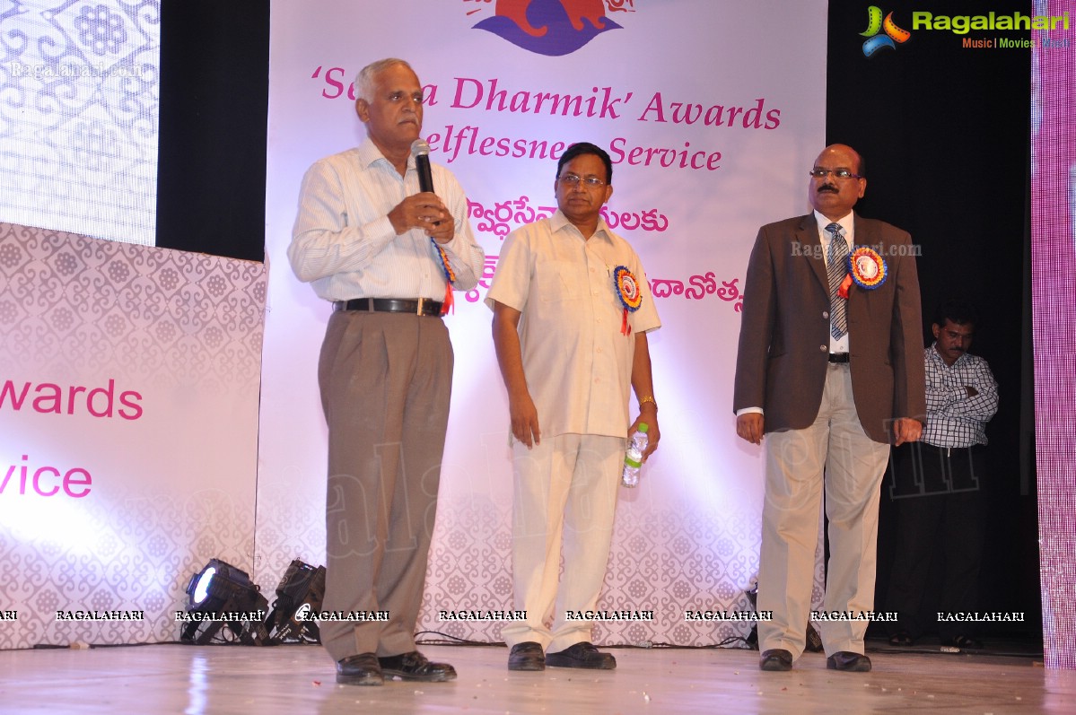 Sevaa Dharmik Awards to Selflessness Service by Chaitanya Art Theatres, Hyderabad