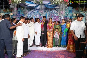 Srisailam Yadav Son Wedding Reception