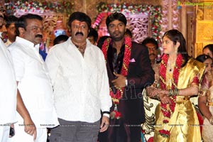 Talasani Srinivas Yadav Son Sai Yadav-Mahita Wedding Reception