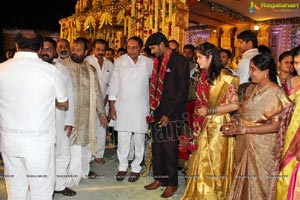 Talasani Srinivas Yadav Son Sai Yadav-Mahita Wedding Reception