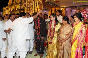 Talasani Srinivas Yadav Son Sai Yadav-Mahita Wedding Reception