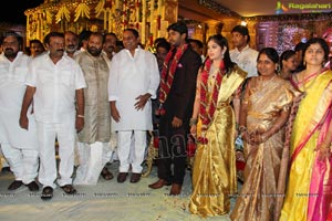 Talasani Srinivas Yadav Son Sai Yadav-Mahita Wedding Reception