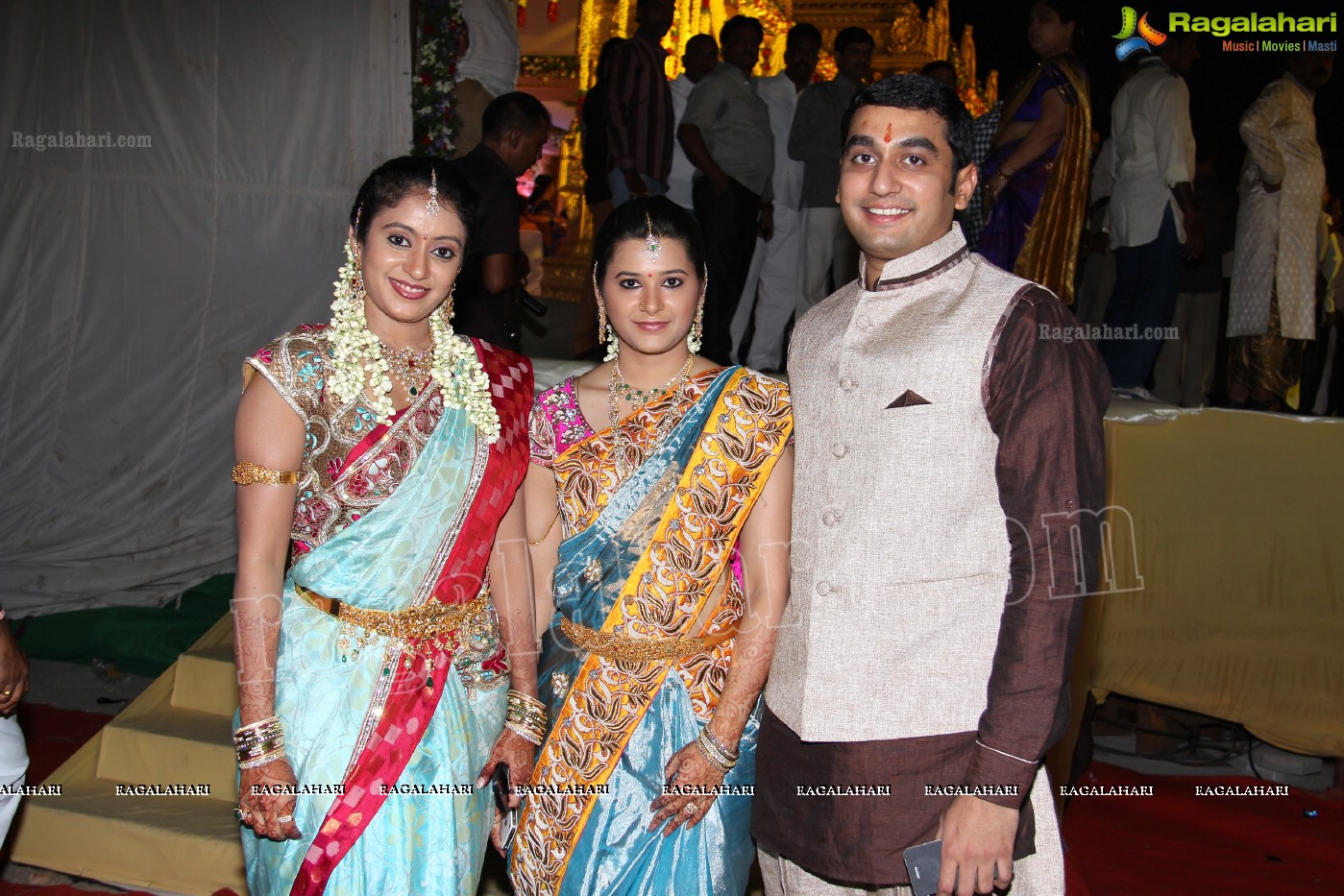 Talasani Srinivas Yadav Son Sai Yadav-Mahita Wedding Reception