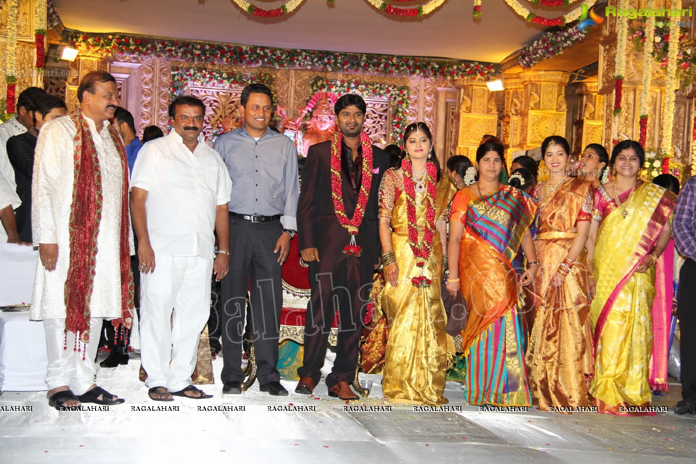 Talasani Srinivas Yadav Son Sai Yadav-Mahita Wedding Reception