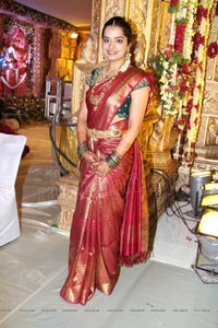 Talasani Srinivas Yadav Son Sai Yadav-Mahita Wedding Reception