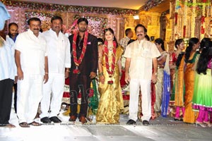 Talasani Srinivas Yadav Son Sai Yadav-Mahita Wedding Reception