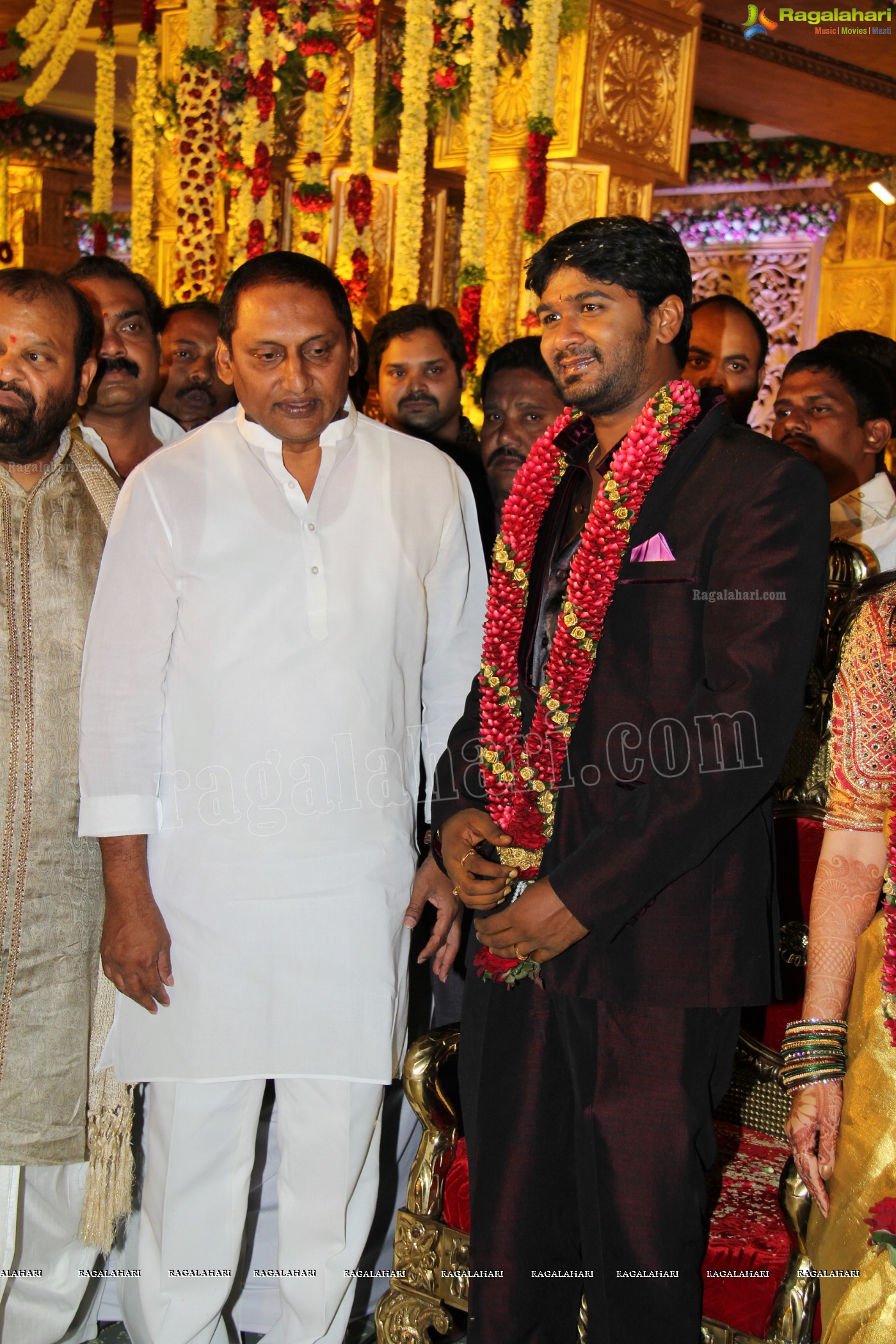 Talasani Srinivas Yadav Son Sai Yadav-Mahita Wedding Reception