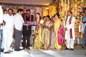 Talasani Srinivas Yadav Son Sai Yadav-Mahita Wedding Reception