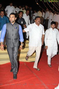 Talasani Srinivas Yadav Son Sai Yadav-Mahita Wedding Reception