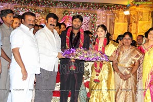 Talasani Srinivas Yadav Son Sai Yadav-Mahita Wedding Reception