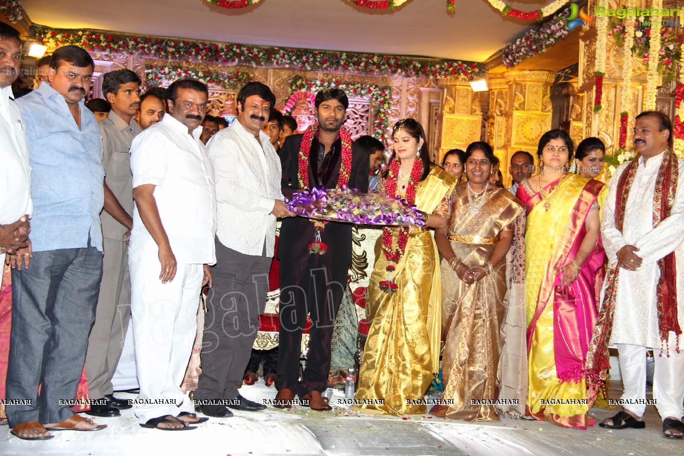 Talasani Srinivas Yadav Son Sai Yadav-Mahita Wedding Reception