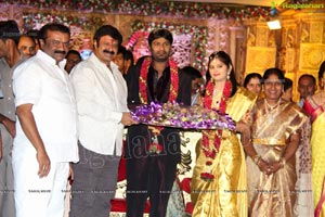 Talasani Srinivas Yadav Son Sai Yadav-Mahita Wedding Reception