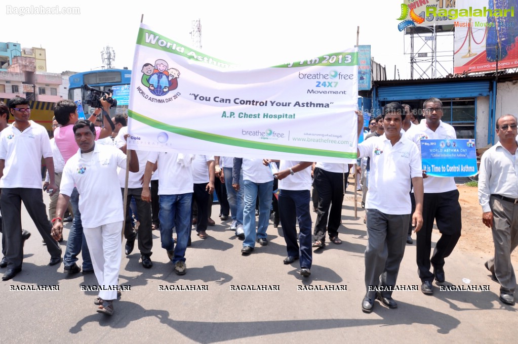 Asthma Awareness Walk on World Asthma Day at ESI, Hyderabad