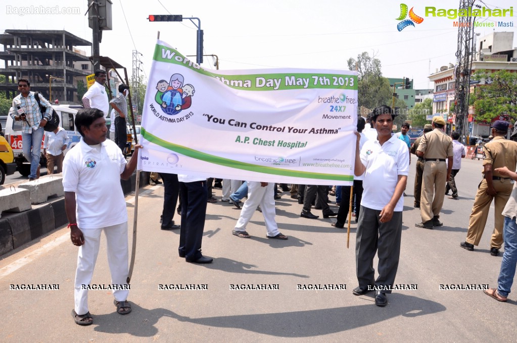 Asthma Awareness Walk on World Asthma Day at ESI, Hyderabad