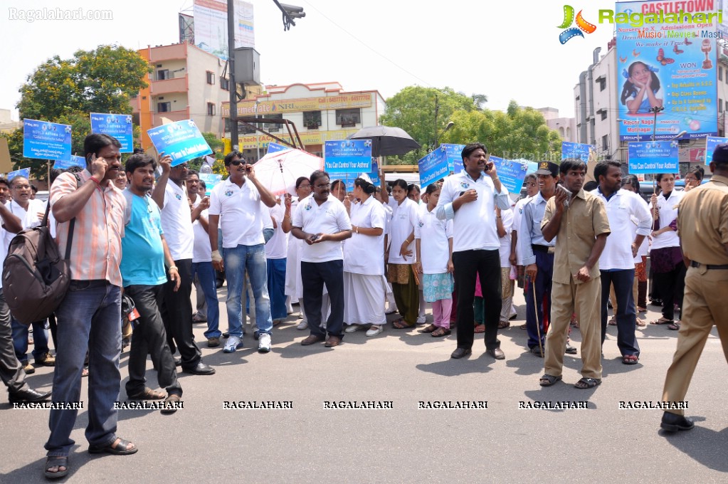 Asthma Awareness Walk on World Asthma Day at ESI, Hyderabad