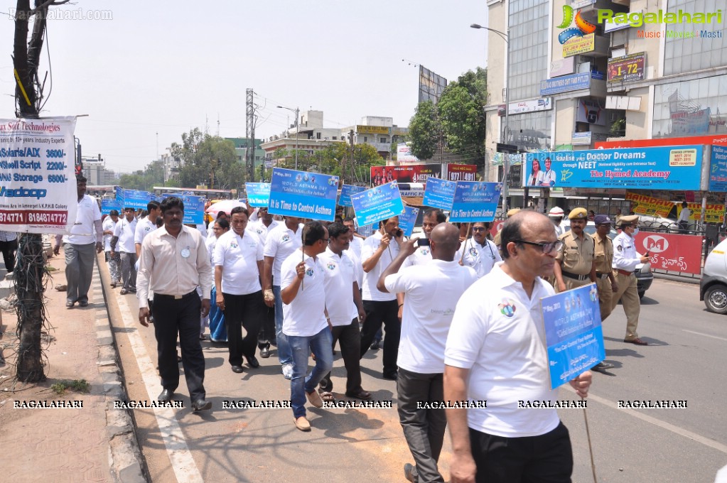 Asthma Awareness Walk on World Asthma Day at ESI, Hyderabad