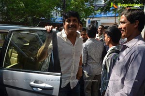 Nagarjuna Family at Sai Baba Temple