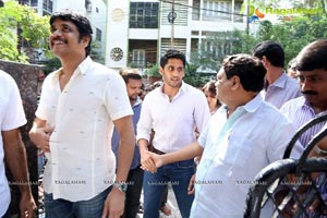 Nagarjuna Family at Sai Baba Temple