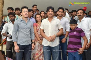 Nagarjuna Family at Sai Baba Temple