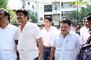 Nagarjuna Family at Sai Baba Temple