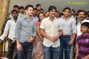 Nagarjuna Family at Sai Baba Temple