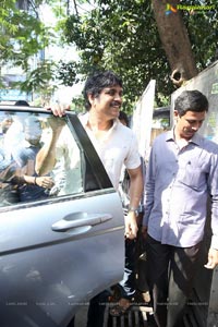 Nagarjuna Family at Sai Baba Temple