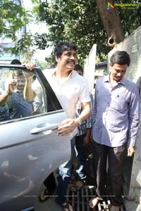 Nagarjuna Family at Sai Baba Temple